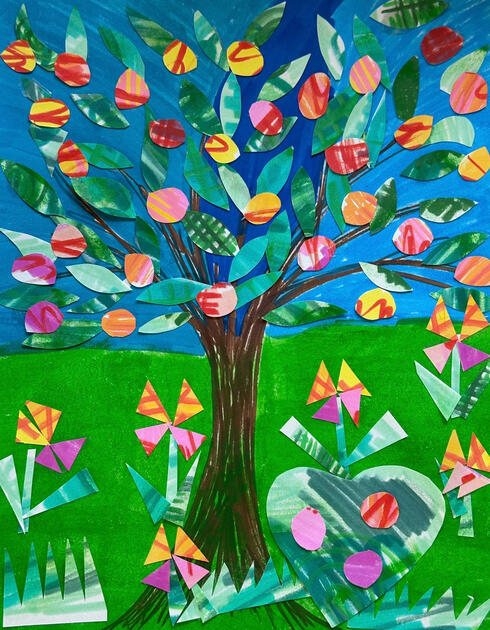 Mixed Media Tree